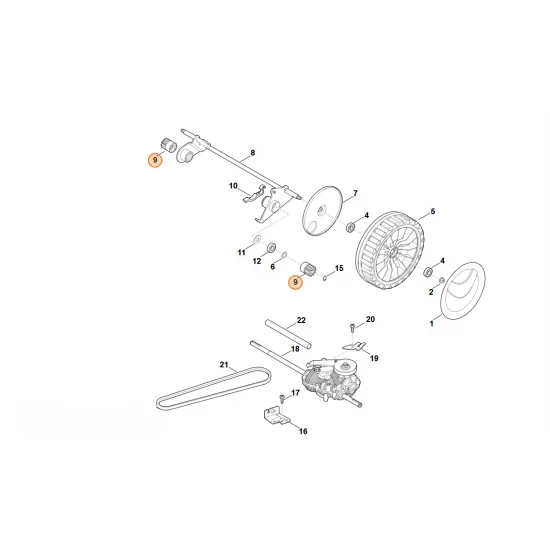 STIHL   Zębnik 0000 704 7400